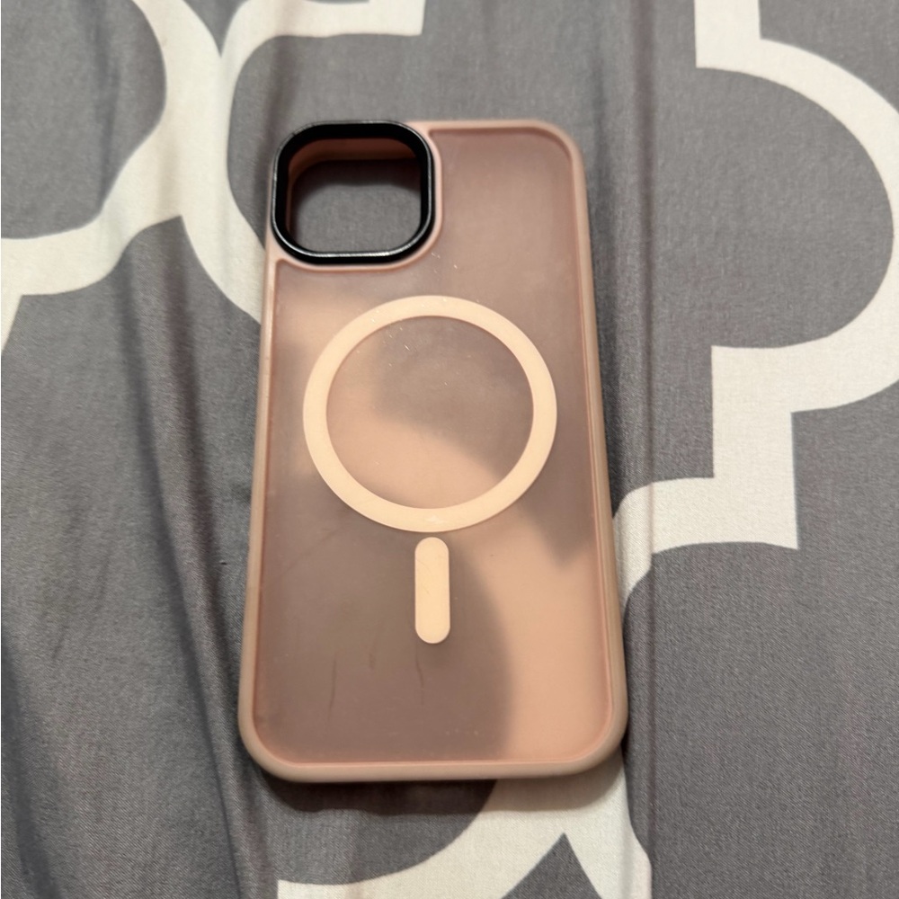Transparent Pink Phone Case